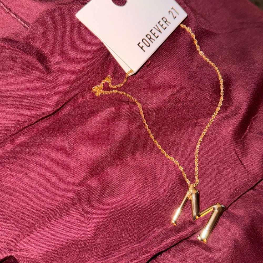 Initial Pendant Necklace